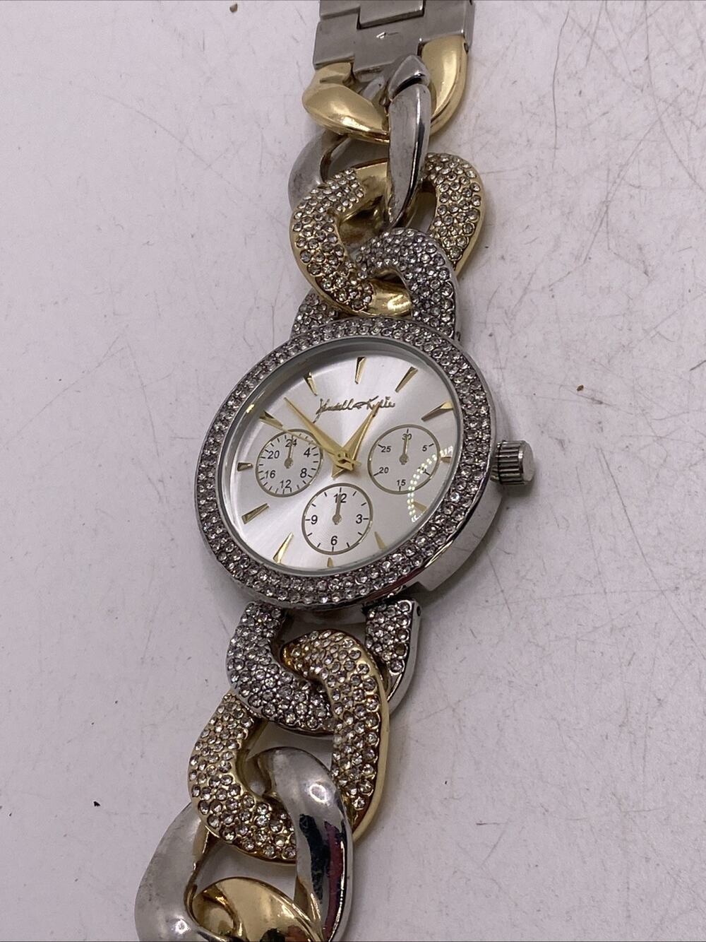 Kendall And Kylie Wimens Gold Silver Watch Works New Battery